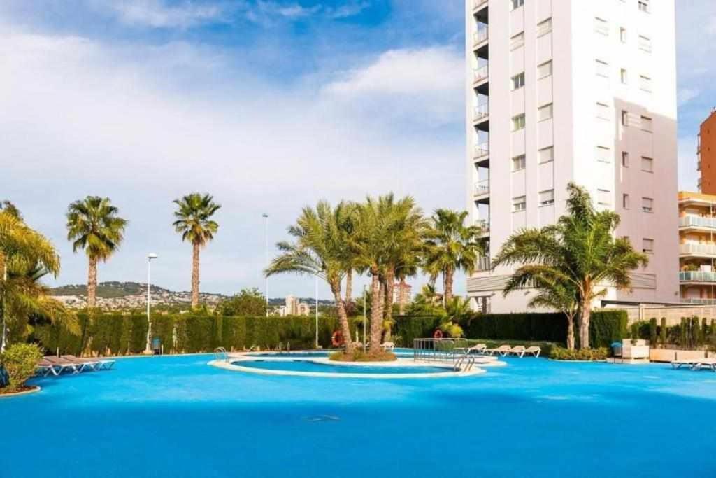 Apartment With Sea View Pool & Private Parking Calpe Exterior photo
